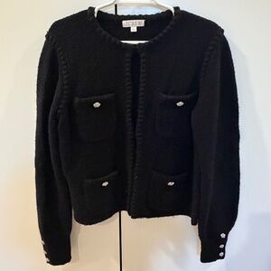 J.Crew Cardigan size medium with rhinestone buttons